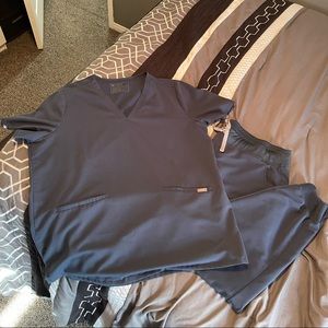 XXL Quiet Navy FIGS Scrubs